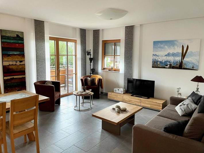 Ferienwohnung für 4 Personen, mit Balkon und Sauna