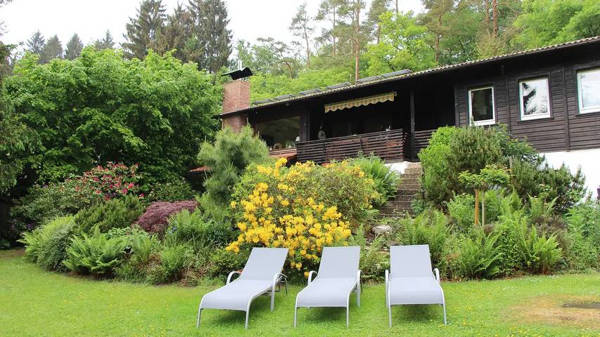 Ferienhaus für 6 Personen, mit Garten und Terrasse sowie Sauna, mit Haustier