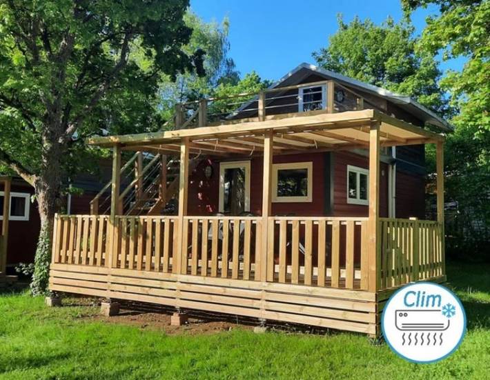 Chalet pour 6 personnes, avec bassin pour enfant dans les Deux-Sèvres