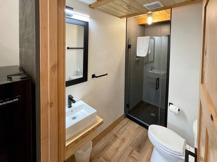 Cabane en bois pour 6 personnes, avec balcon dans Alaska - 2