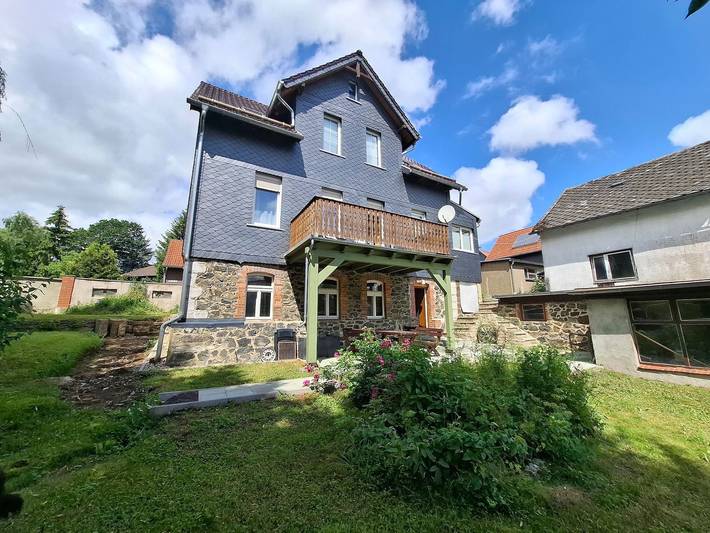 Ferienwohnung für 4 Personen, mit Seeblick und Balkon sowie Garten, kinderfreundlich - 1