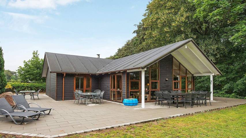 Ferienhaus für 12 Personen, mit Sauna und Terrasse sowie Whirlpool in Loddenhøj