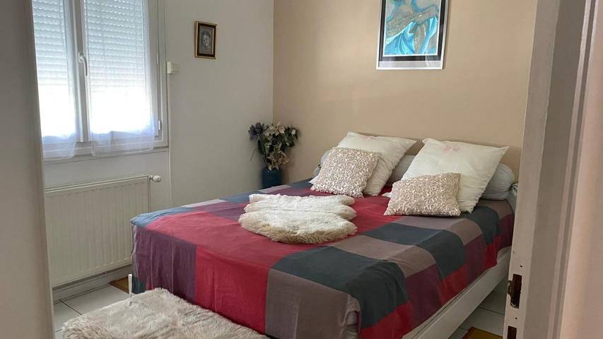 Appartement de vacances pour 6 personnes, avec vue ainsi que vue sur le lac et jardin