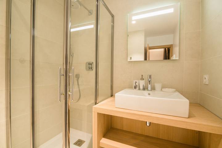 Appartement entier, Appartement de vacances pour 4 personnes avec sauna in Praz-sur-Arly, Pays du Mont-Blanc