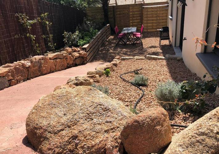 Appartement de vacances pour 4 personnes, avec jardin et vue