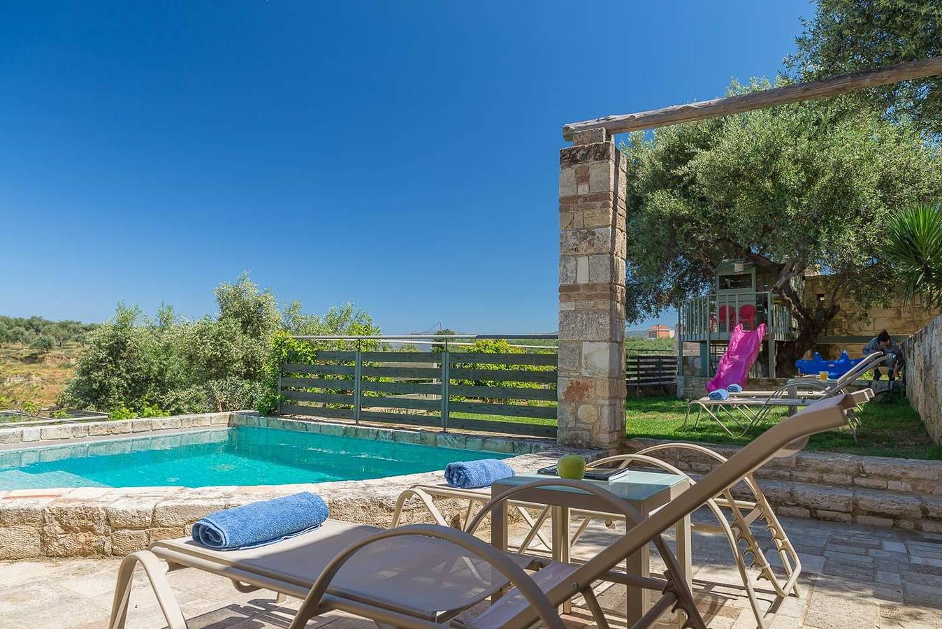 Villa 'Margarita's 4' with Sea View, Wi-Fi and Air Conditioning in Agia (Chania), Chania region