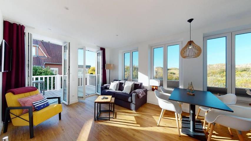 Ferienwohnung für 4 Personen, mit Terrasse und Sauna auf Langeoog