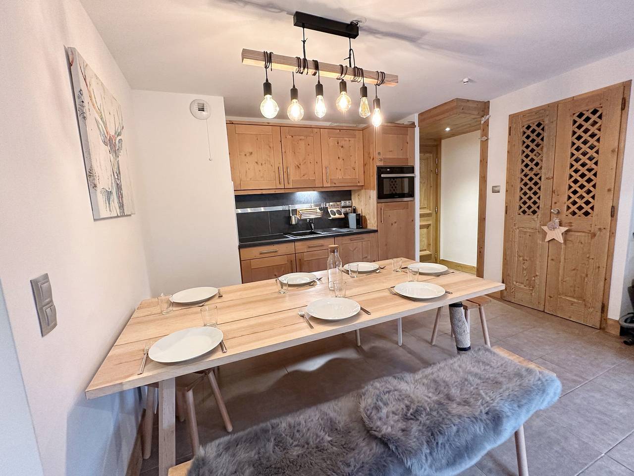 Appartement entier, Charmant T3 au cœur de Samoëns avec jardin, parking et proche ski-bus in Samoëns, Région de Bonneville