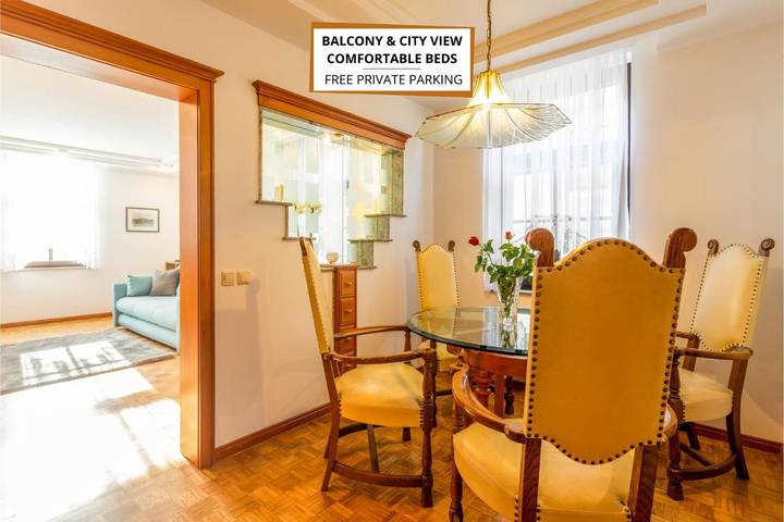 Appartement de vacances pour 4 personnes, avec balcon et vue