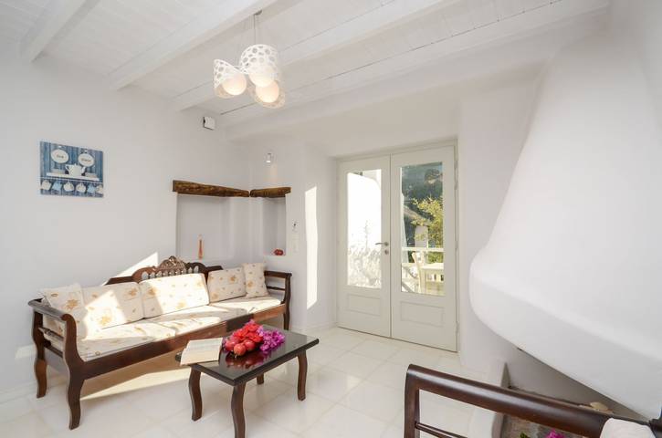 Location de vacances pour 6 personnes, avec Balcon ainsi que Terrasse et Piscine dans Agia Anna - 3