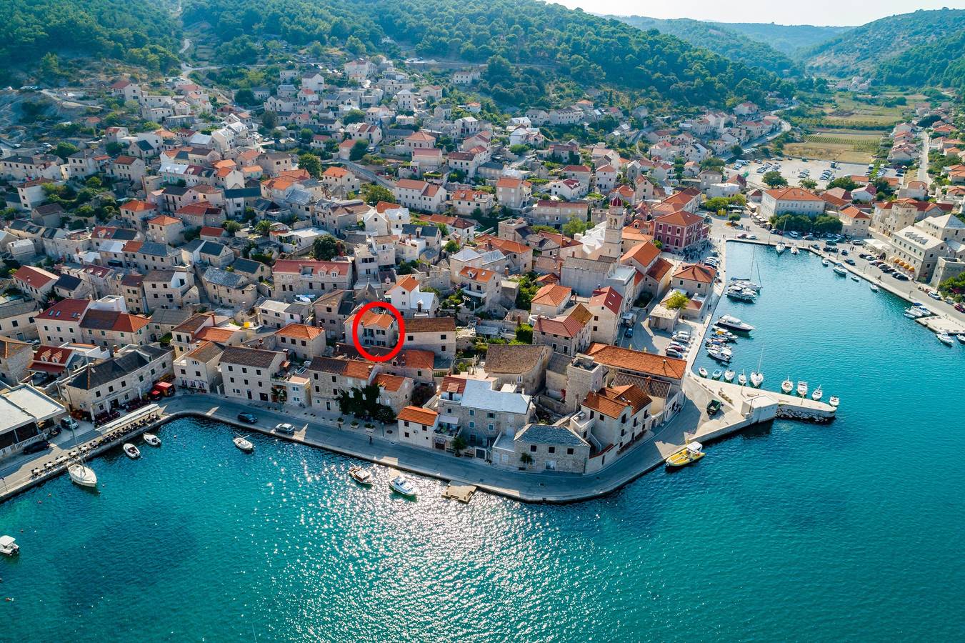 Ganze Wohnung, Apartments by the sea Pučišća, Brač - 15381 in Pucisca, Brac