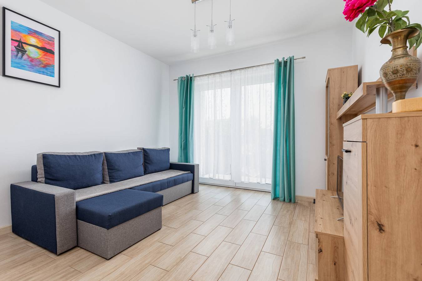 Ganze Wohnung, Ferienwohnung für 4 Personen mit Balkon/Terrasse in Dziwnówek, Wollin