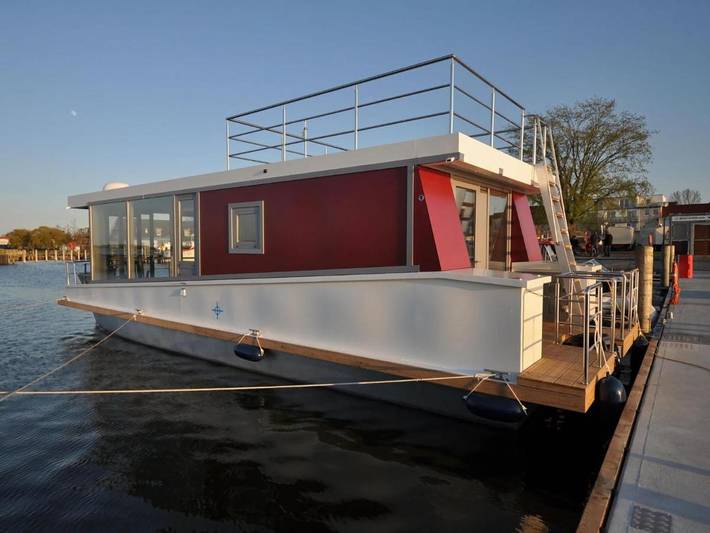 Boot für 2 Personen, mit Terrasse auf Fischland - Darß - Zingst