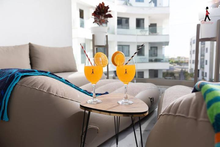 Appartement de vacances pour 4 personnes, avec bassin pour enfant et piscine ainsi que vue et terrasse - 1