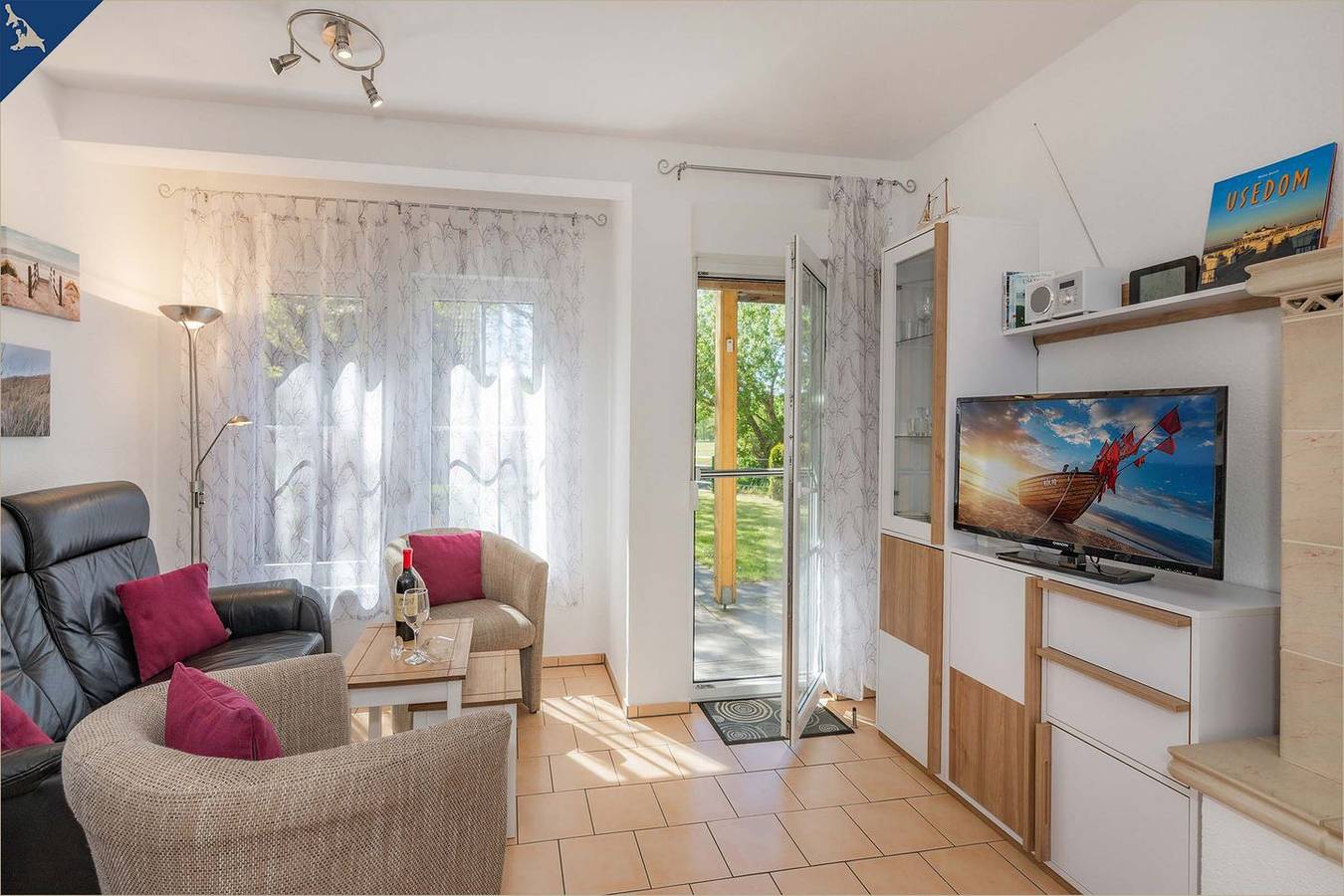 Ganze Wohnung, Moderne Ferienwohnung mit Gartenblick in Koserow in Koserow, Bernsteinbäder