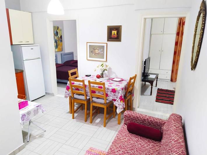 Gîte pour 5 personnes, avec vue et balcon, adapté aux familles dans Nea Kallikratia - 3