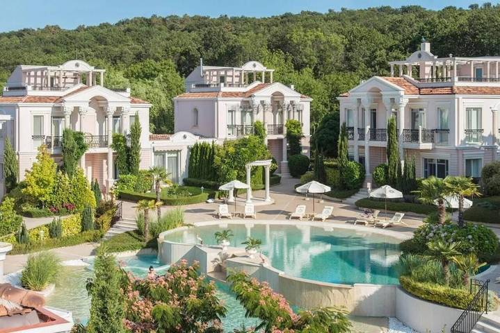 Dom wakacyjny dla 11 osób, z basen i ogród oraz widok i basen dla dzieci w Sozopol