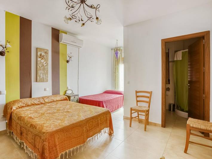 Ferienhaus mit Patio und privatem Pool in El Robledo, Comarca de la Mancha