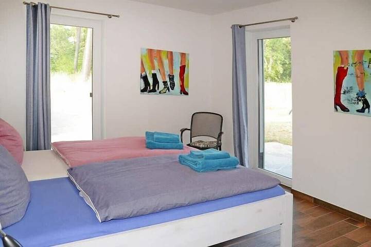 Ferienhaus für 8 Personen, mit Garten und Balkon sowie Sauna in Lychen - 3