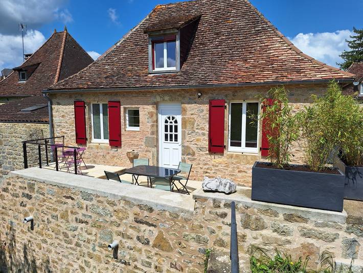 Gîte pour 4 personnes, avec terrasse et jardin, animaux acceptés dans Parc Naturel Régional des Causses du Quercy - 3