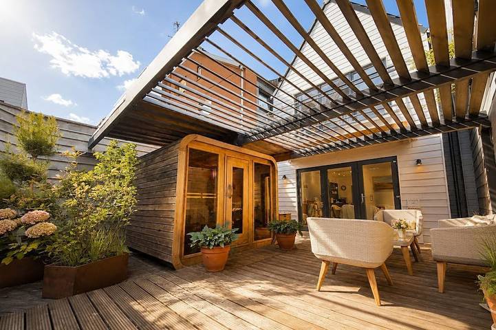 Ferienhaus für 6 Personen, mit Garten und Balkon sowie Sauna, mit Haustier - 1