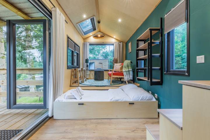 Bungalow für 4 Personen mit Sauna in Saint-Hubert, Neufchâteau und Umgebung