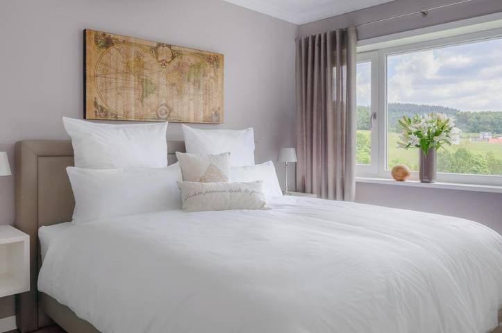 Ferienwohnung für 2 Personen, mit Terrasse und Garten sowie Sauna und Ausblick in Abtsteinach