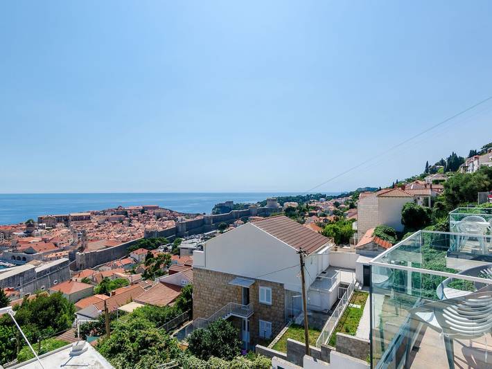 Location de vacances pour 5 personnes, avec terrasse à Dubrovnik
