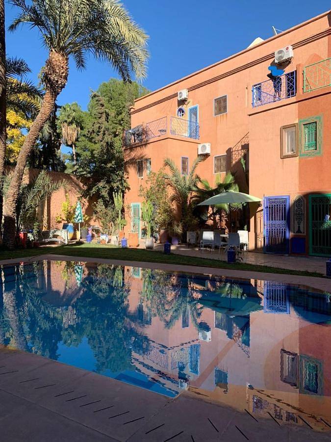Riad pour 6 personnes, avec jardin ainsi que piscine et vue