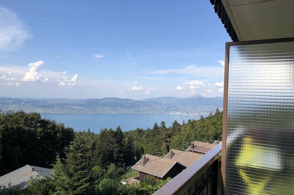 Entire apartment, Cosy traditional studio with lake views, minutes from ski slopes and beaches. in Thollon-les-Mémises, Thonon-les-Bains region