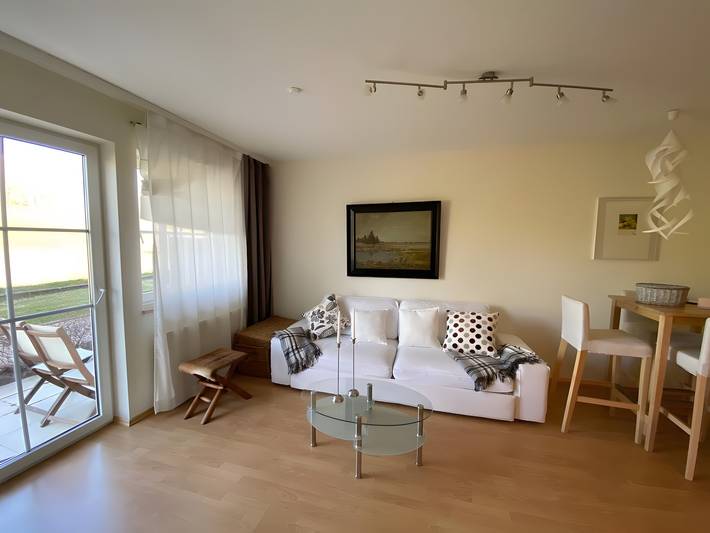 Ferienwohnung für 2 Personen, mit Balkon, mit Haustier am Brombachsee