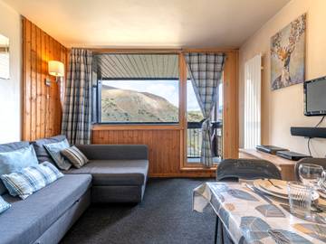 Gîte pour 4 personnes, avec balcon et vue sur le lac à Tignes