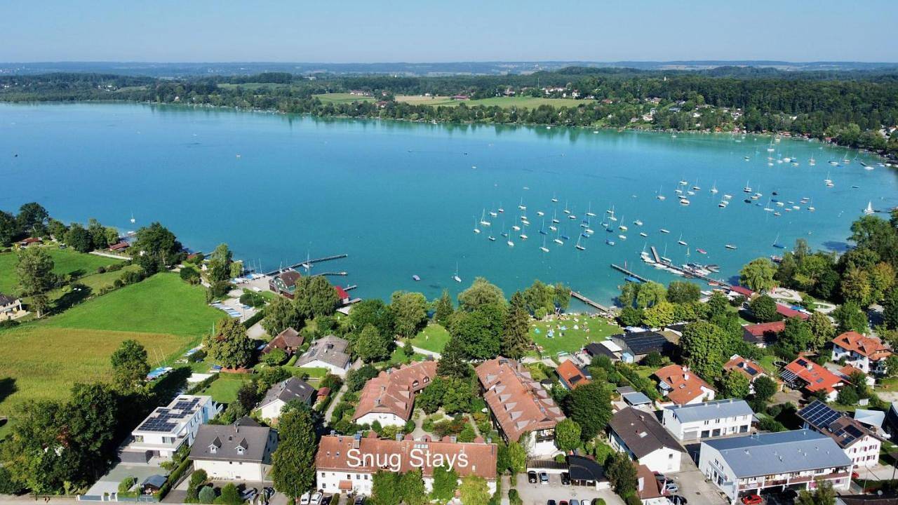 Ganze Wohnung, Design Studio am See mit Terrasse, Garten, 40m vom See - Snug Stays 2 in Wörthsee, Ammersee