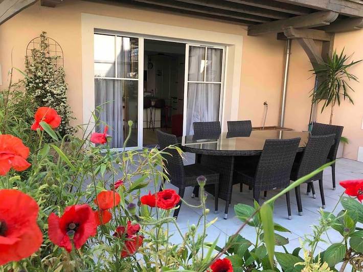 Gîte pour 4 personnes, avec Terrasse et Jardin dans Office De Tourisme De Deauville