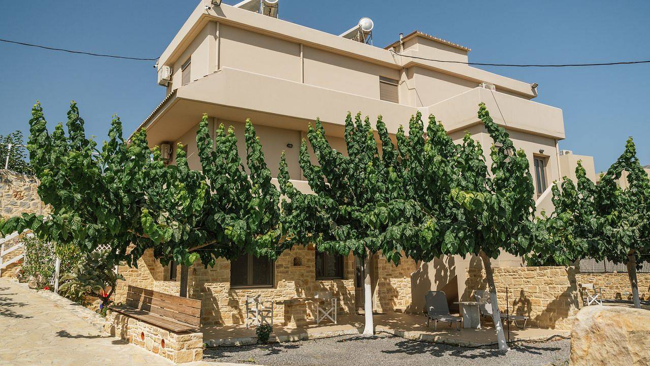 Geheel vakantieappartement, Vakantieappartement voor 2 personen met tuin in Pitsidia, Iraklio-Heraklion en omgeving