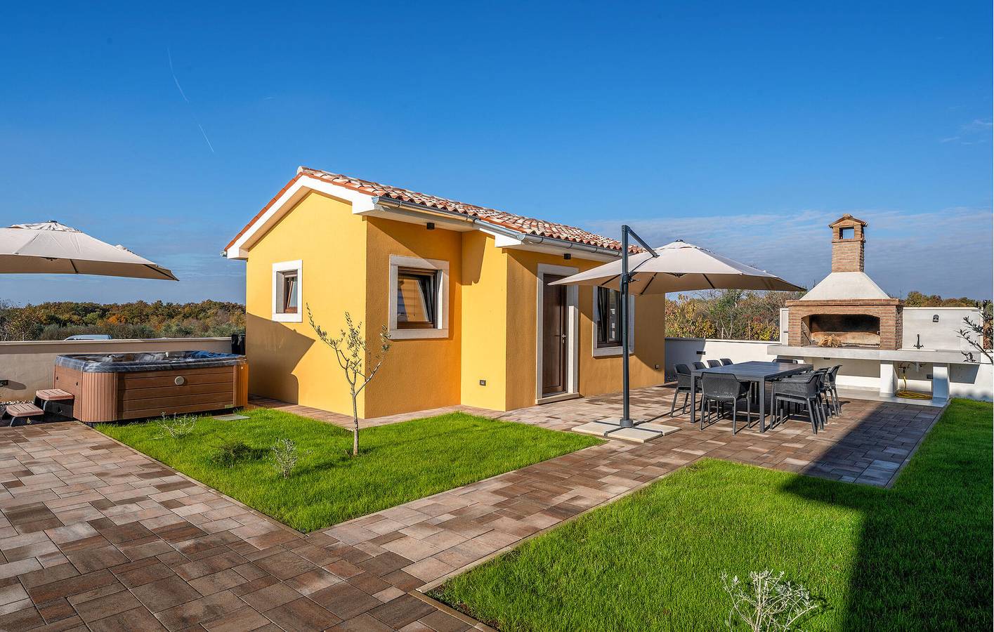 Ferienhaus für 8 Personen mit Terrasse in Gajana, Südküste Istrien