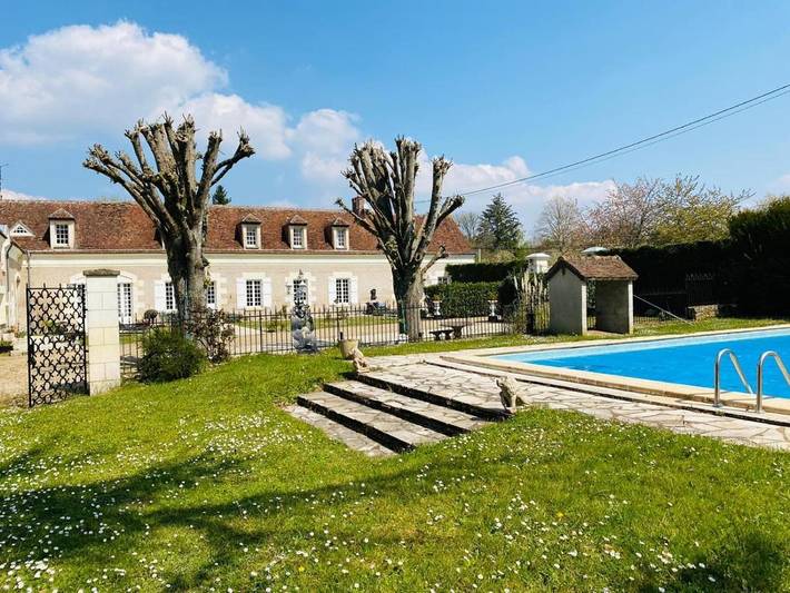 Location de vacances pour 10 personnes, avec piscine et jardin à Francueil - 2