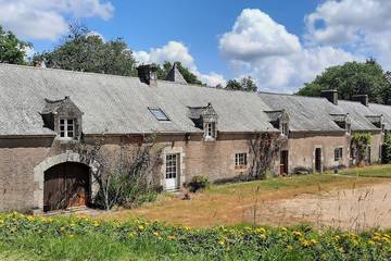 Gîte pour 6 personnes, avec terrasse et jardin, animaux acceptés à Noyal-Muzillac