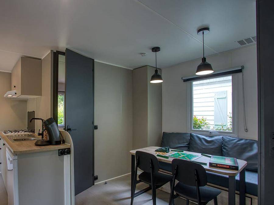 Camping Lac de Groléjac - Mobilheim 10 personen - Tribu 2x26m² - 4 Zimmer - halbüberdachte Terrasse 22m² - Tv - Geschirrspüler in Groléjac, Périgord Noir