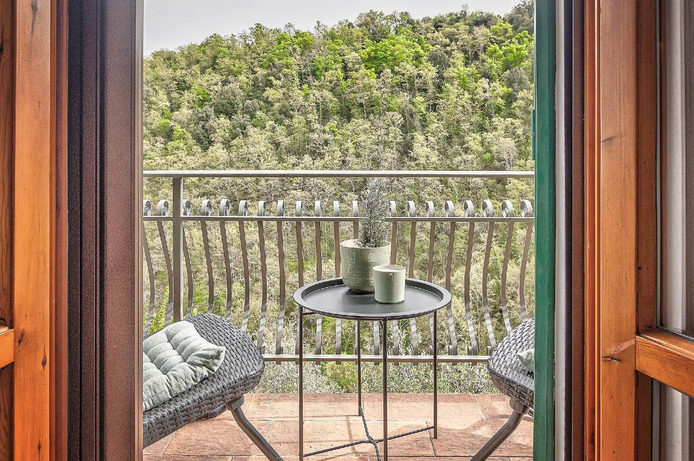 Ganze Ferienwohnung, Charmante toskanische Wohnung mit Balkon und Blick. in Sinalunga, Siena Provinz