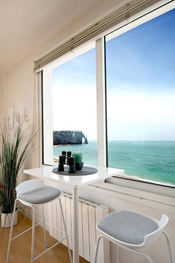 Appartement de vacances pour 6 personnes, avec Vue à Étretat