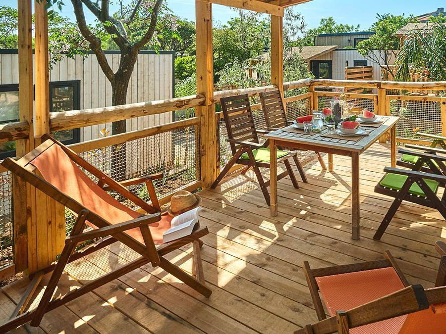 Camping au Paradis des Campeurs - Mobilhome 4 personnes - Lodge Pacifique in Roquebrune-sur-Argens, Région de Draguignan