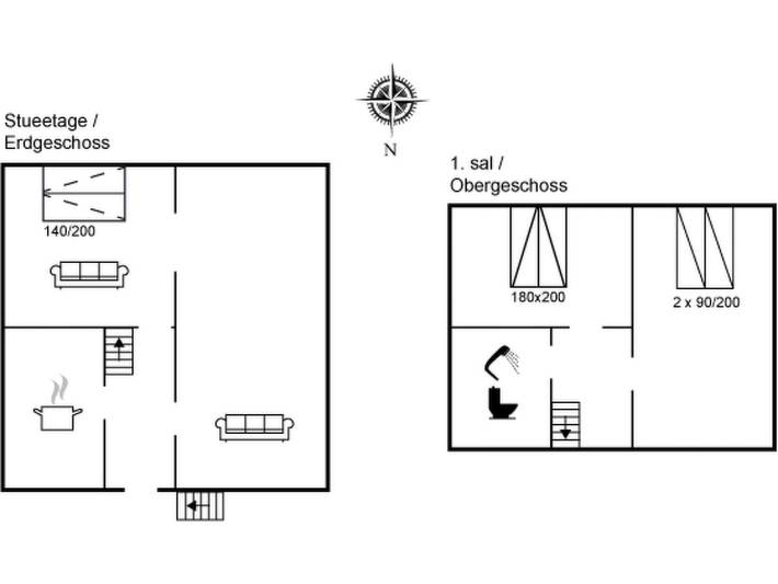 Ferienhaus mit Meerblick für 6 Personen, mit Terrasse in Skagen - 2