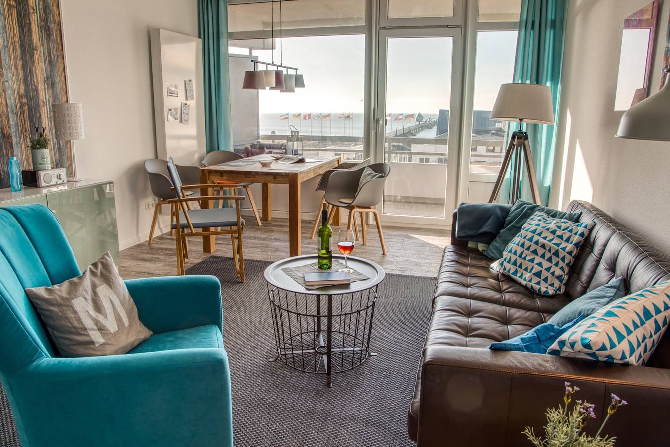 Ganze Ferienwohnung, "54 Grad Meer" - Grömitz-Center Ii - App. 12 - 2 Schlafzimmer, herrlicher Ostseeblick und kostenloses Wlan in Grömitz, Ostholstein
