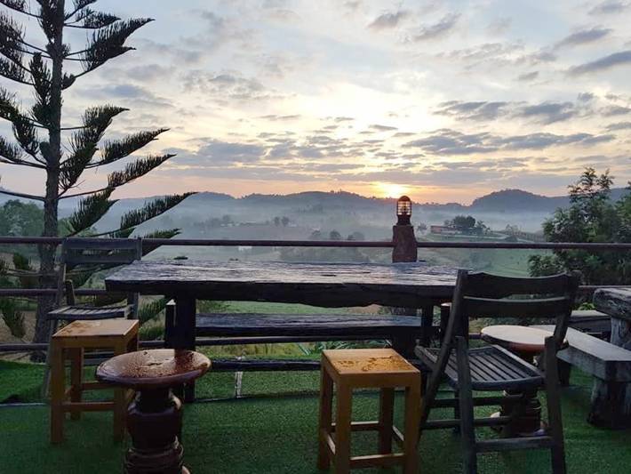 Maison d’hôte pour 4 personnes, avec balcon et vue dans Khao Kho