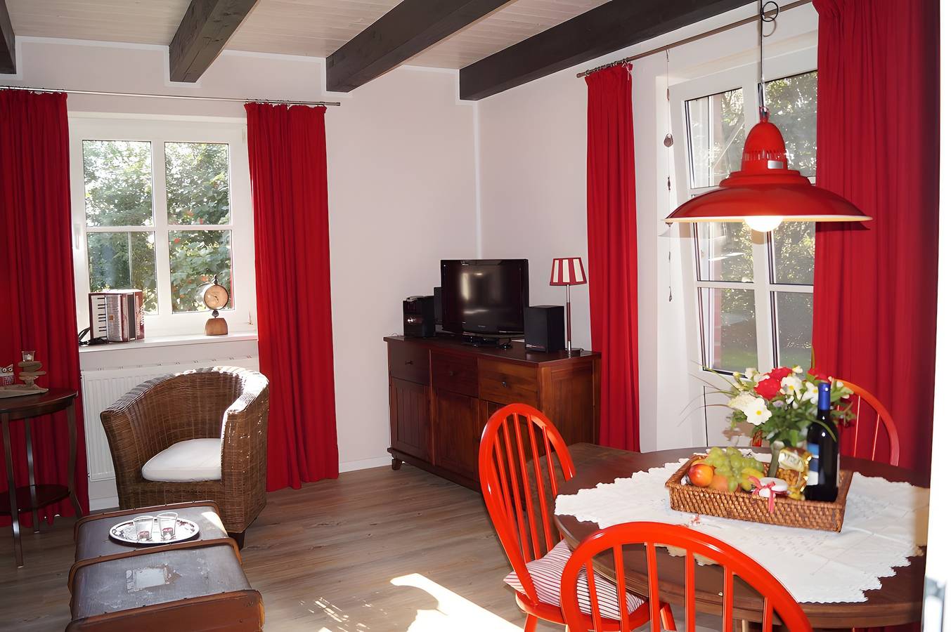 Ganze Wohnung, Apartment 'Windsbraut' mit privater Terrasse, Gemeinschaftsgarten & Wlan in Pellworm, Nordseeküste