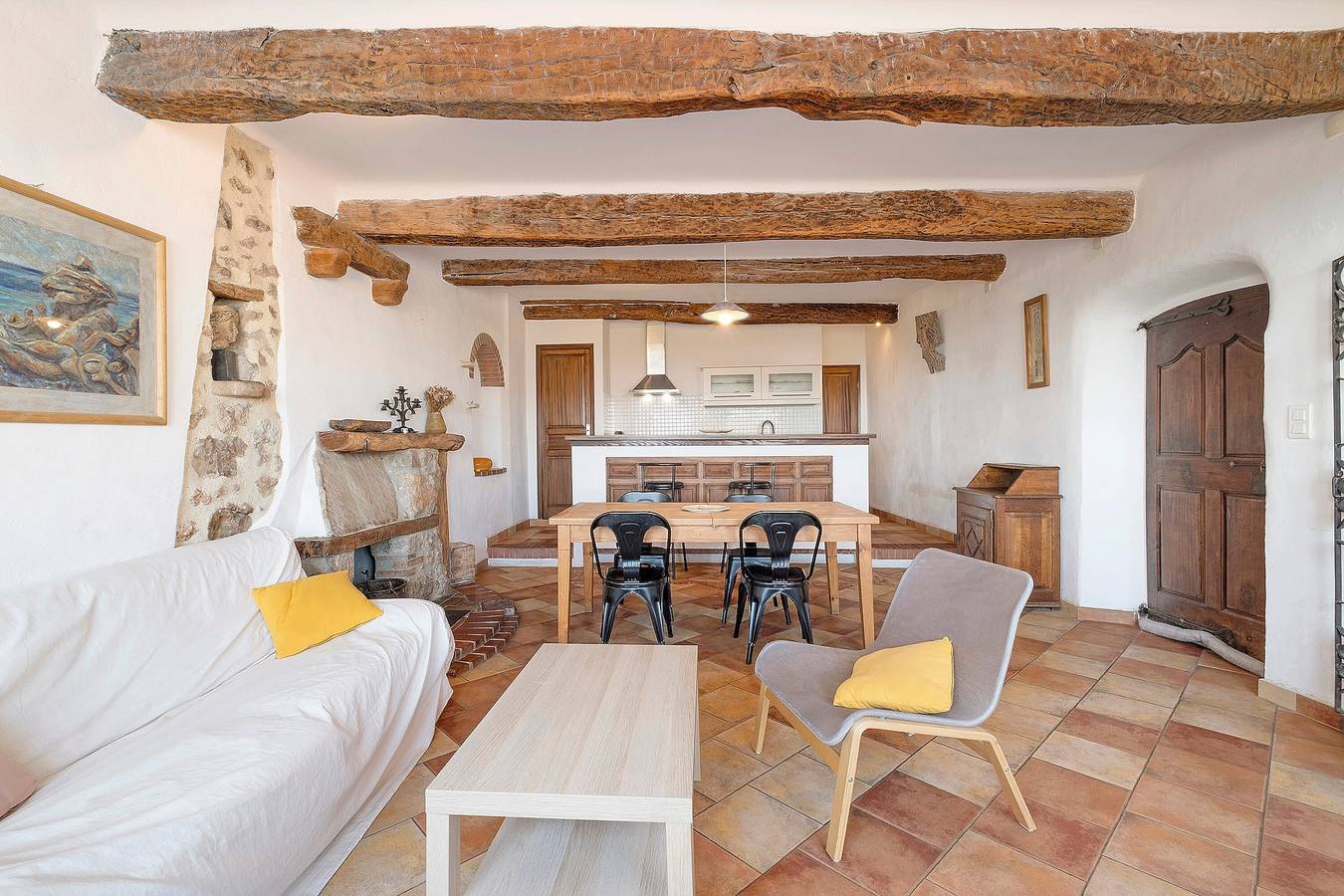 Gîte L'Azur im Herzen der historischen Altstadt in Saint-Jeannet, Mittelmeerküste (Frankreich)