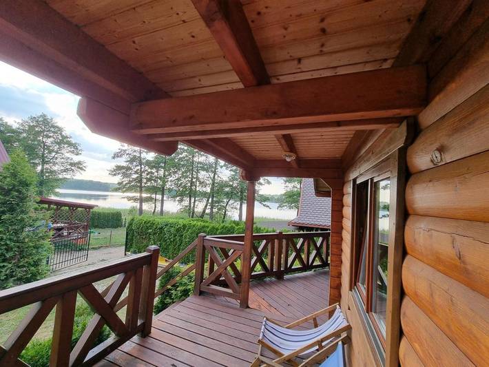 Dom dla 9 osób, z Balkon i Taras oraz Widok w Ryn