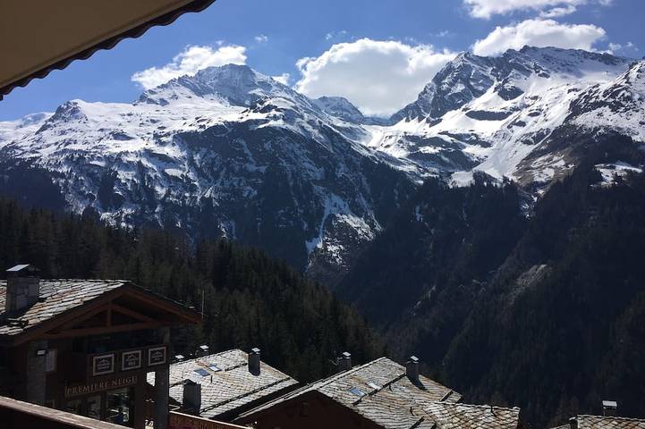 Gîte pour 6 personnes, avec balcon à Sainte-Foy-Tarentaise