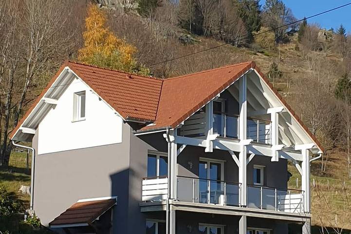 Maison de vacances pour 10 personnes, avec jacuzzi et jardin ainsi que balcon et sauna à La Bresse